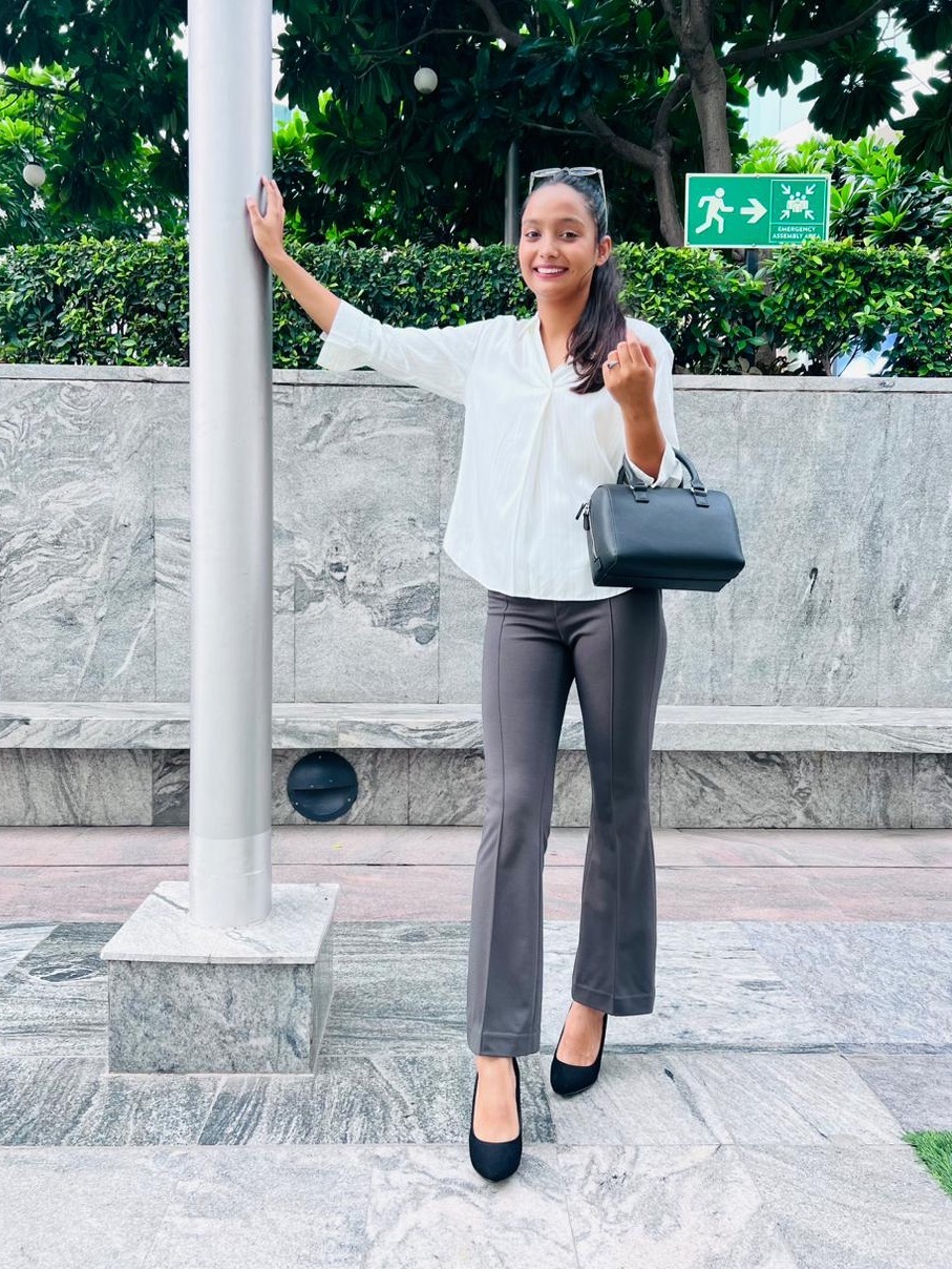 Check styling ideas for「Easy Flared Leggings Trousers、2 WAY Boston Bag」