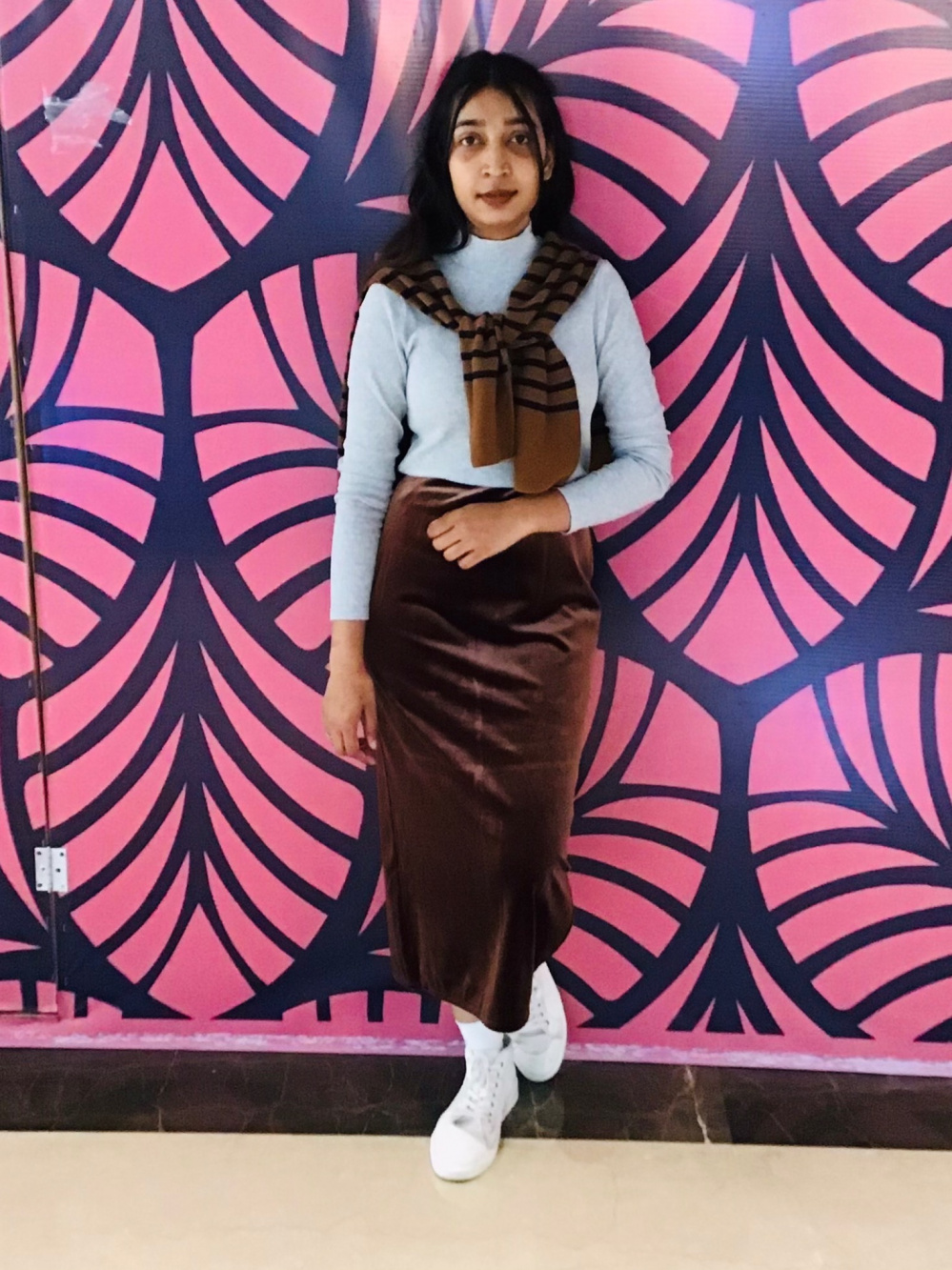 トップス LINEN WOOL SET UP Check styling ideas for「Ribbed High Neck T-Shirt、Fleece