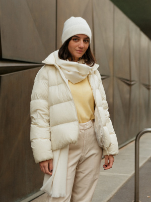 Red puffer jacket uniqlo sales