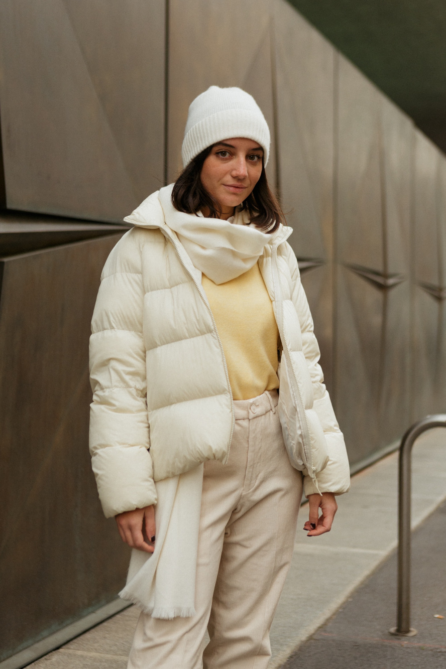 Uniqlo long sale puffer coat