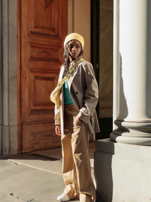 Uniqlo short trench coat top