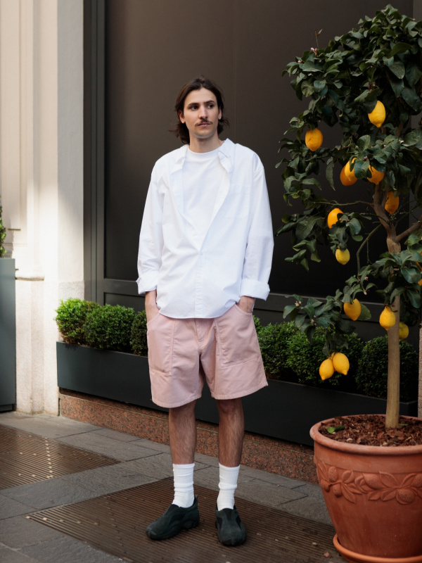 Pink sale corduroy shorts