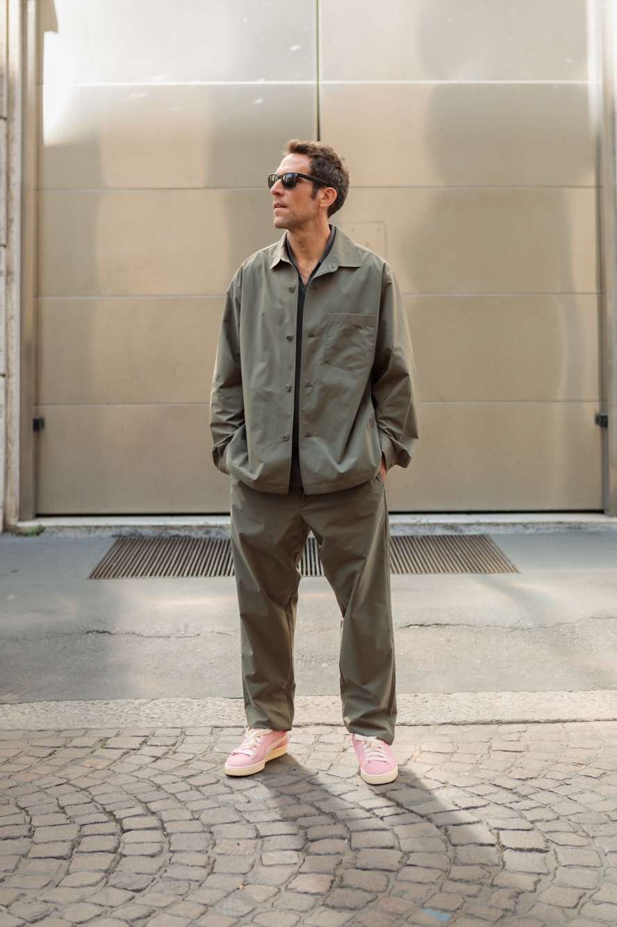 Check styling ideas for「AirSense Relaxed Pants (Ultra Light Relaxed Pants)、 AirSense Shirt Jacket (Ultra Light Shirt Jacket)」