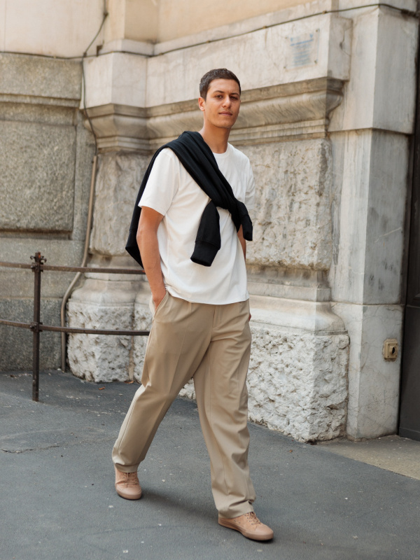 MEN'S PLEATED WIDE PANTS | UNIQLO CA