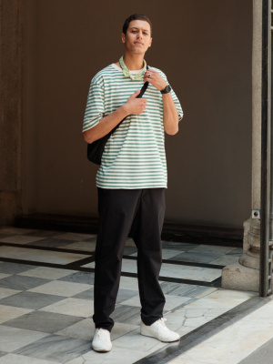 Oversized Striped T-Shirt | Half-Sleeve | UNIQLO US