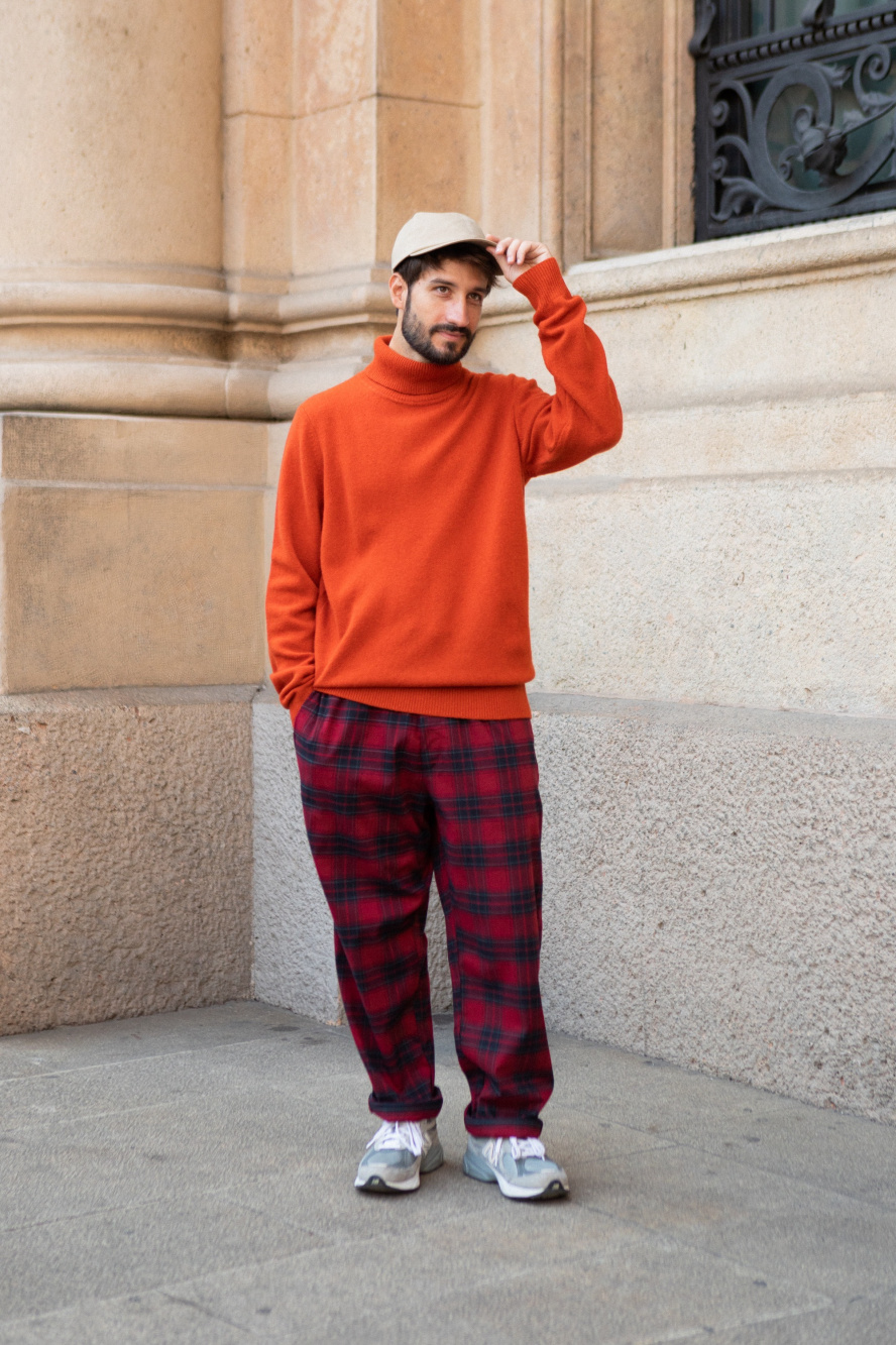 Flannel Easy Ankle Pants