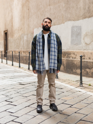 Checked Overshirt Jacket UNIQLO US