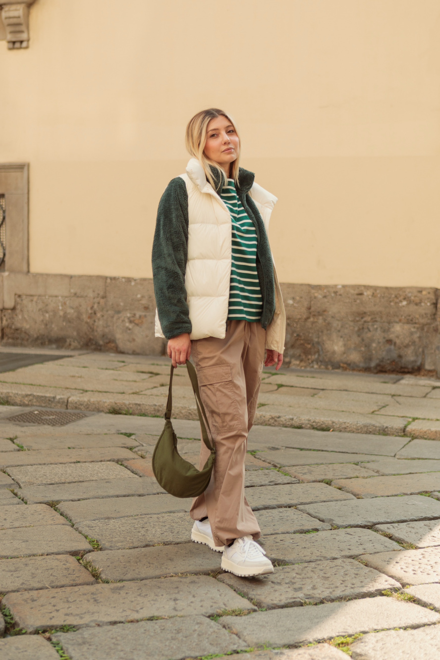 Check styling ideas for「Fluffy Yarn Fleece Full-Zip Jacket、Cargo Jogger  Pants」