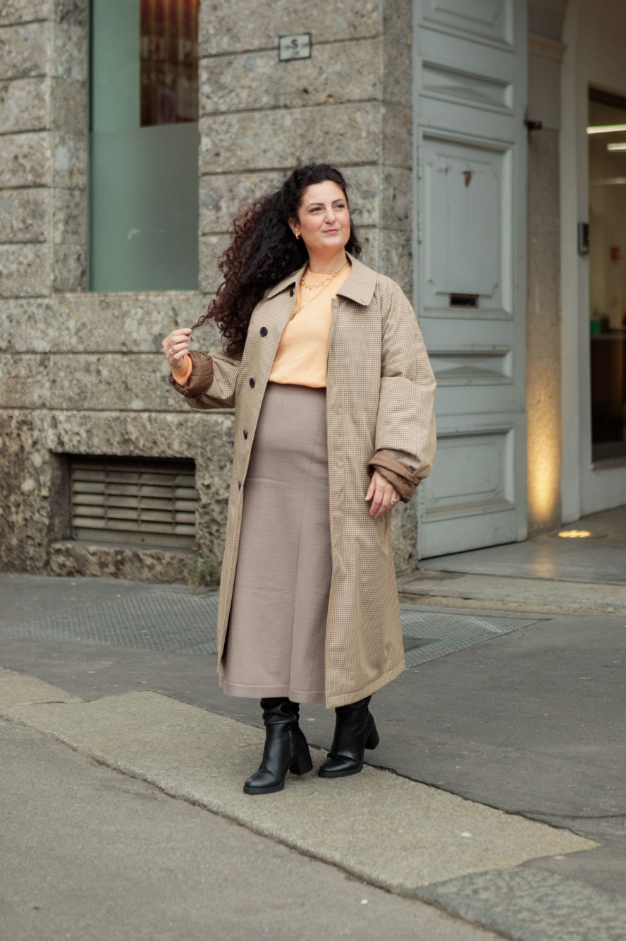 Give Your Trench Coat a Relaxed Look With a Crop Top, Cargo Trousers, and  Ankle Boots