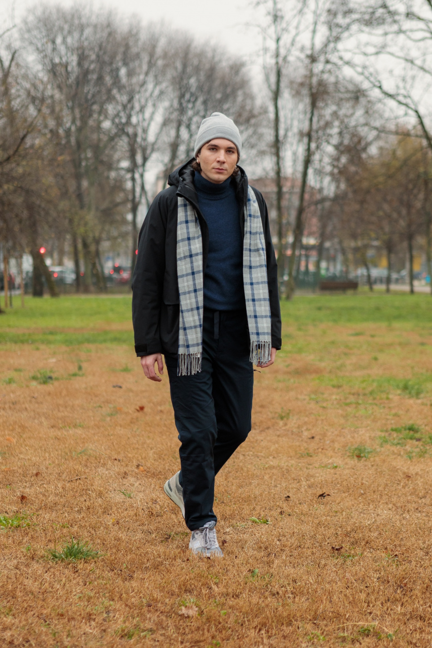 Check styling ideas for Windproof Outer Fleece Jacket Flannel