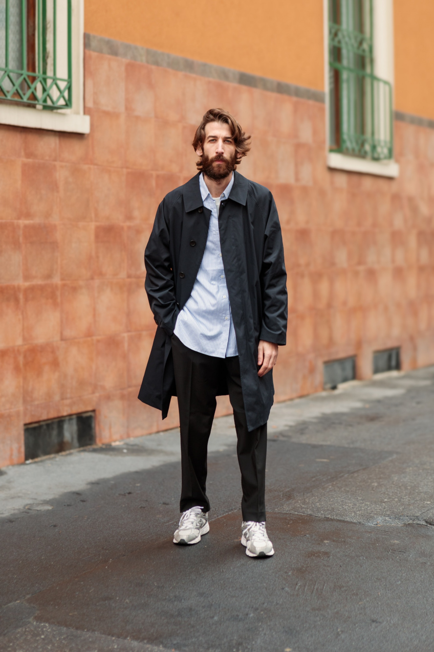 Check styling ideas for「Extra Fine Merino Shirt Collar Cardigan