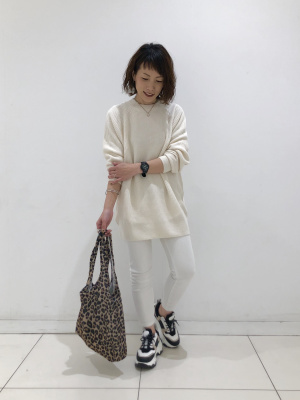 ユニクロ公式 | ウォッシャブルミドルゲージクルーネックセーター（長袖）