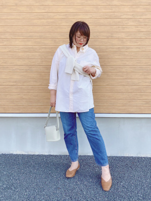 ユニクロ公式 | ウォッシャブルミドルゲージクルーネックセーター（長袖）