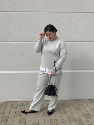 ユニクロ公式 | ストレッチダブルフェイスプルオーバー（長袖）