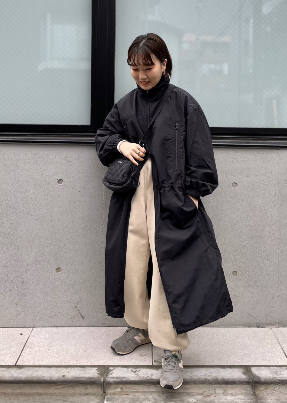 訳ありセール ss UNIQLO U フーデットロングコート ユニクロユー