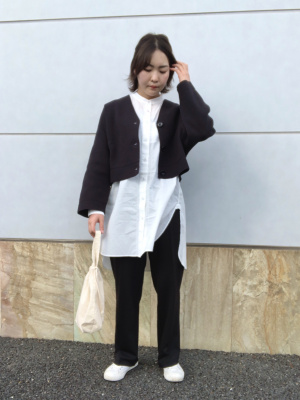 ユニクロ公式 | ストレッチダブルフェイスストレートパンツ（丈標準67