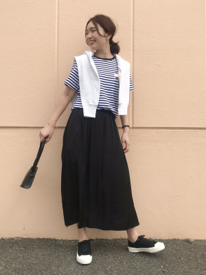 専用商品 ユニクロ公式 | シャイニーギャザーロングスカート（丈標準81～85cm）