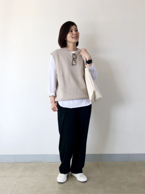 ユニクロ公式 | ストレッチダブルフェイスストレートパンツ（丈標準67