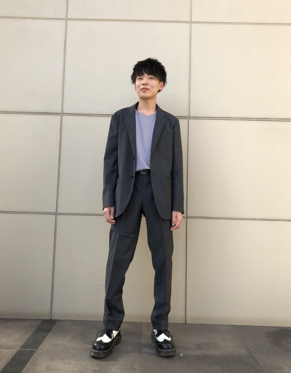 感動ジャケット（ウールライク・袖丈着丈標準）、感動パンツウルトラ