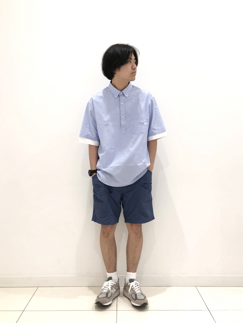 ナイロンギアショートパンツ（丈18.5～22cm）」の着用コーディネート