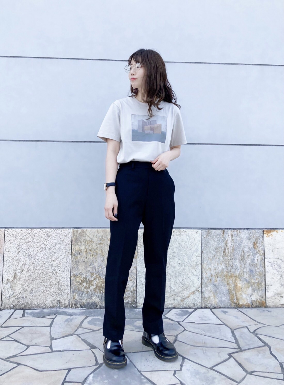 参考画像その2 スマートアンクルパンツ（2WAYストレッチ・スリムテーパード・丈