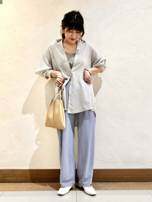 ユニクロ公式 | シアーストライプシャツ（長袖）