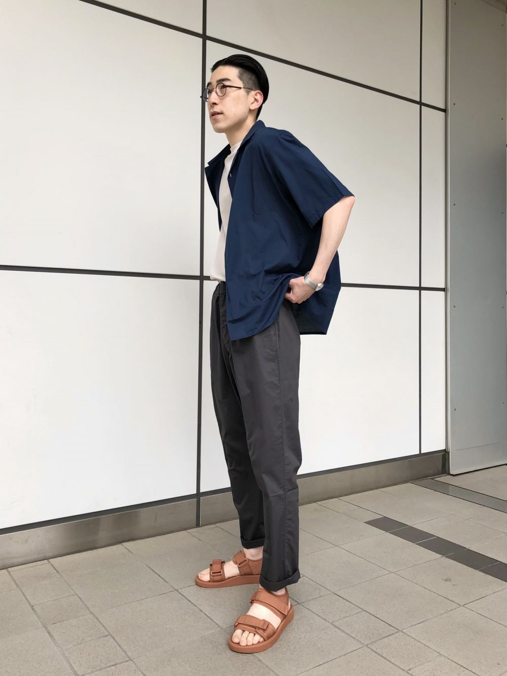 Check styling ideas for「Cotton Relaxed Ankle Pants」