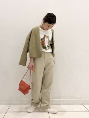 【美品】plage ミラノリブVネックカーディガン Plage ミラノリブVネックカーディガン