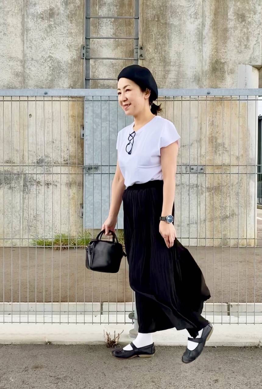 Check styling ideas for「Smooth Cotton French Sleeve T-Shirt