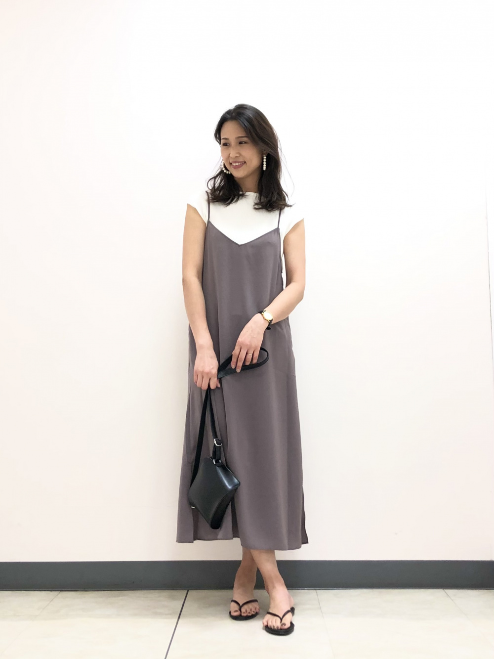 Check styling ideas for「Camisole Side-Slit Long Dress」| UNIQLO US