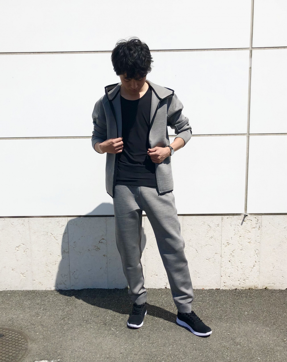 Check styling ideas for「Stretch Dry Sweat Pullover Hoodie、Smart