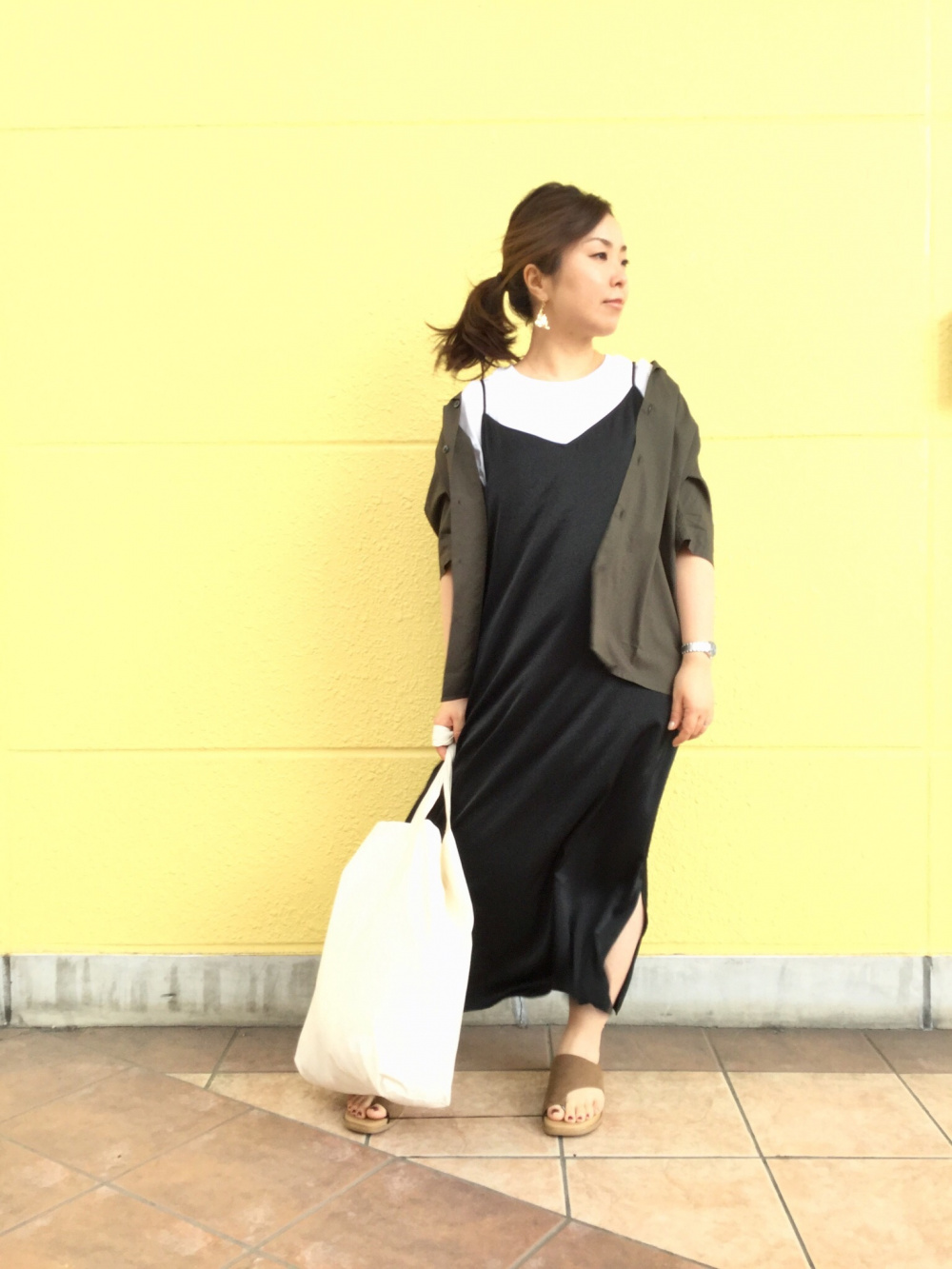 Check styling ideas for「Camisole Side-Slit Long Dress」| UNIQLO US