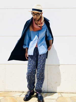 Drape jogger pants outlet
