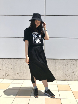 ユニクロ公式 | ドレープサーキュラースカート（丈標準73～77cm）