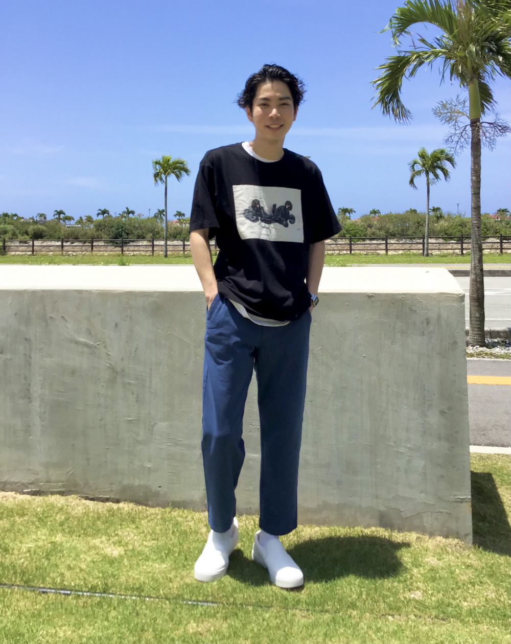 UNIQLO Washed Jersey Ankle Pants