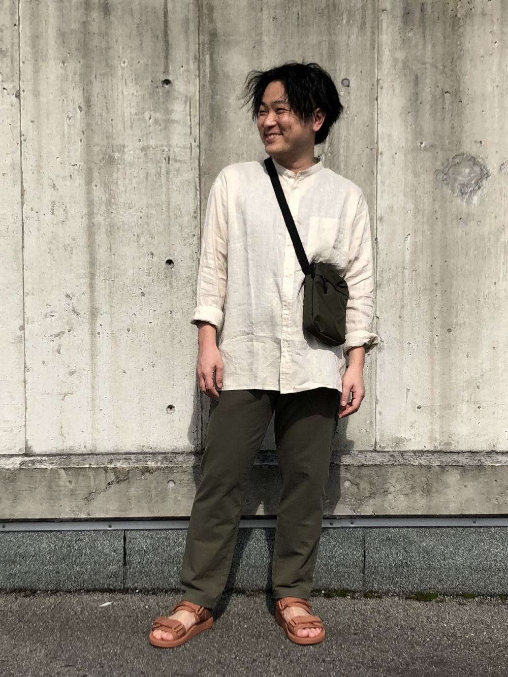 UNIQLO Washed Jersey Ankle Pants