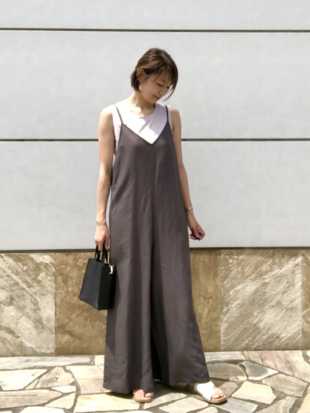 BEAUTY&YOUTH UNITED ARROWS - リネン ドット キャミソールサロペット