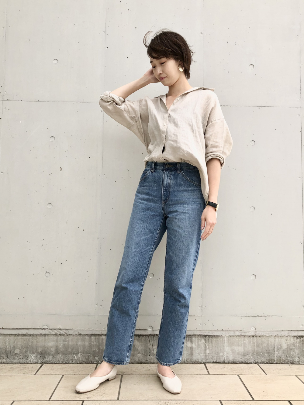 Check styling ideas for「Premium Linen Long-Sleeve Shirt」| UNIQLO US