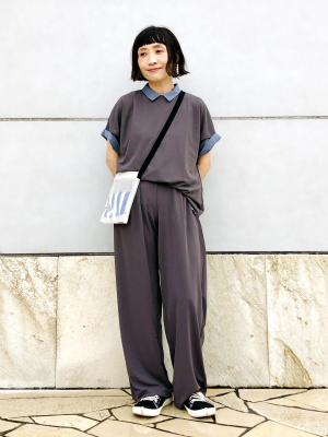 ユニクロ公式 | クレープジャージーフレンチスリーブTシャツ（半袖）