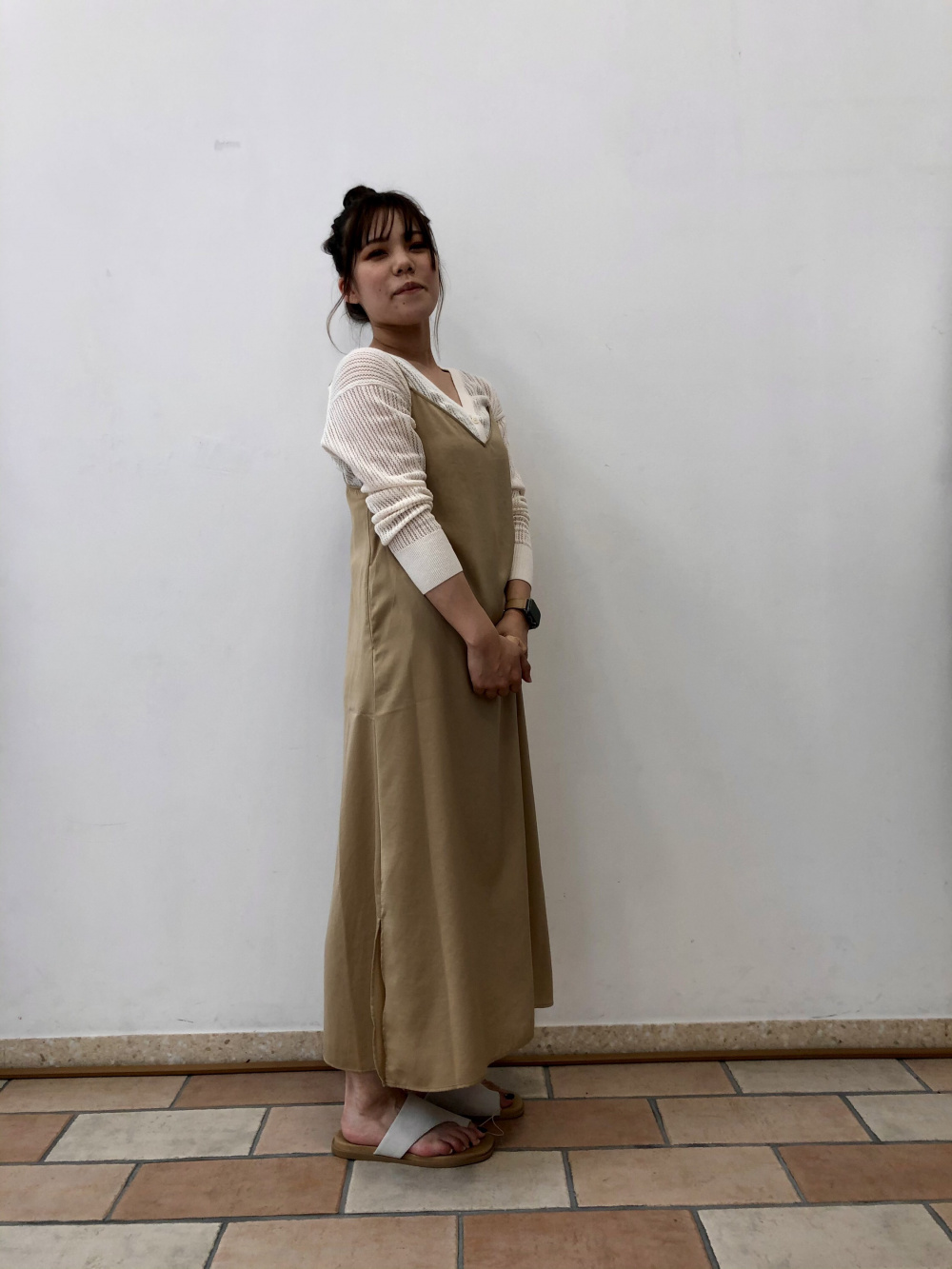 styling/ スリットロングワンピース