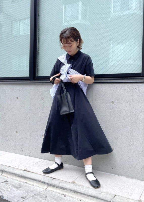 ユニクロ公式 ウルトラストレッチポロワンピース 半袖