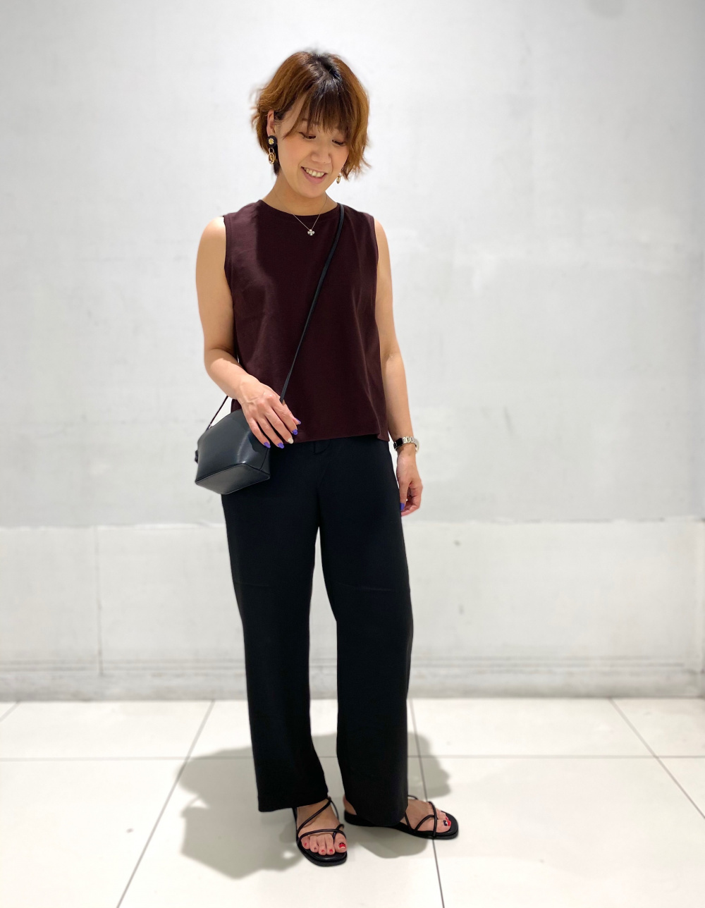 Check styling ideas for「Satin Relaxed Straight Pants」