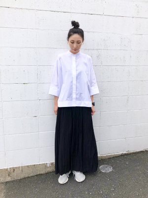 UNIQLO - ユニクロ　＋J スーピマコットンドルマンスリーブシャツ　ブラック 黒　XXL UNIQLO(ユニクロ)の「スーピマコットンドルマンスリーブシャツ