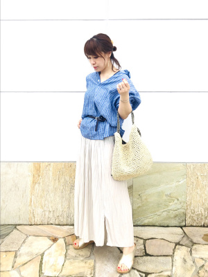 ユニクロ公式 | プレミアムリネンストライププルオーバーシャツ（長袖）