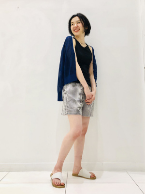 ユニクロ公式 | ワイドリブブラタンクトップ（コットン）