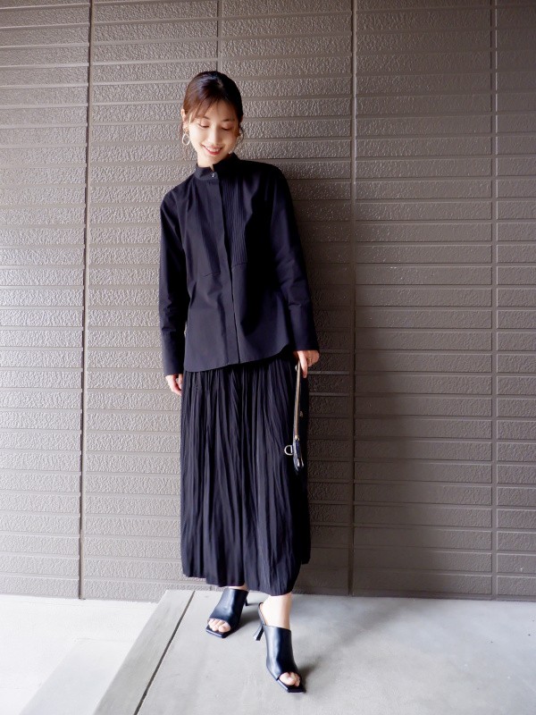UNIQLO - ユニクロ ＋J スーピマコットンシャツジャケット S 黒