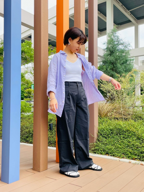 魅了 ユニクロ プラスJ ウール スラックス ワイドパンツ i9tmg.com.br