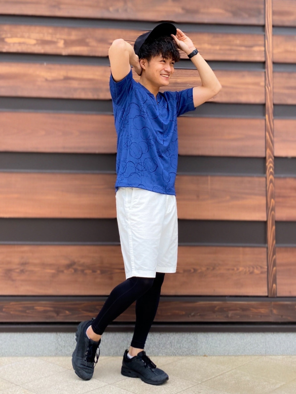 UVカットスポーツキャップ（メンズ）の着用コーディネート一覧