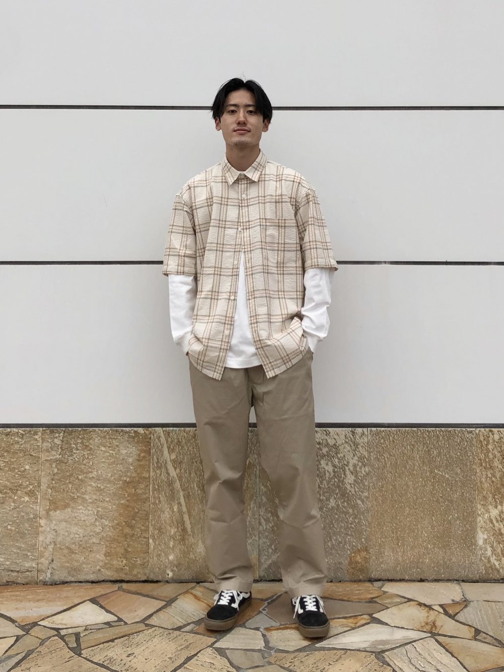 syoyuページ Check styling ideas for「SUPIMA® Cotton V-Neck T-Shirt