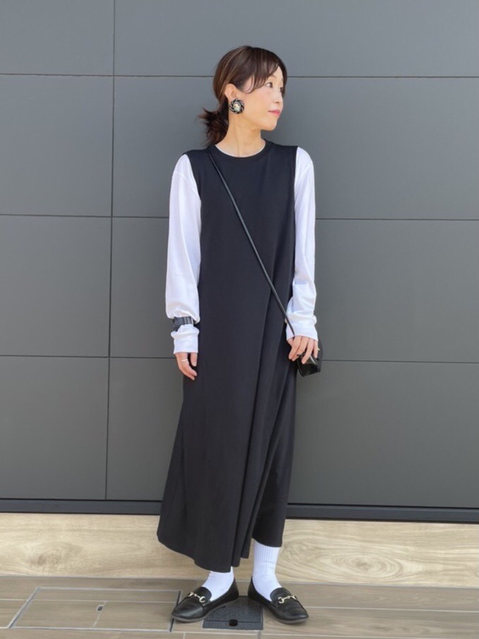 Check styling ideas for「Sleeveless Long Flare Dress (Hana Tajima